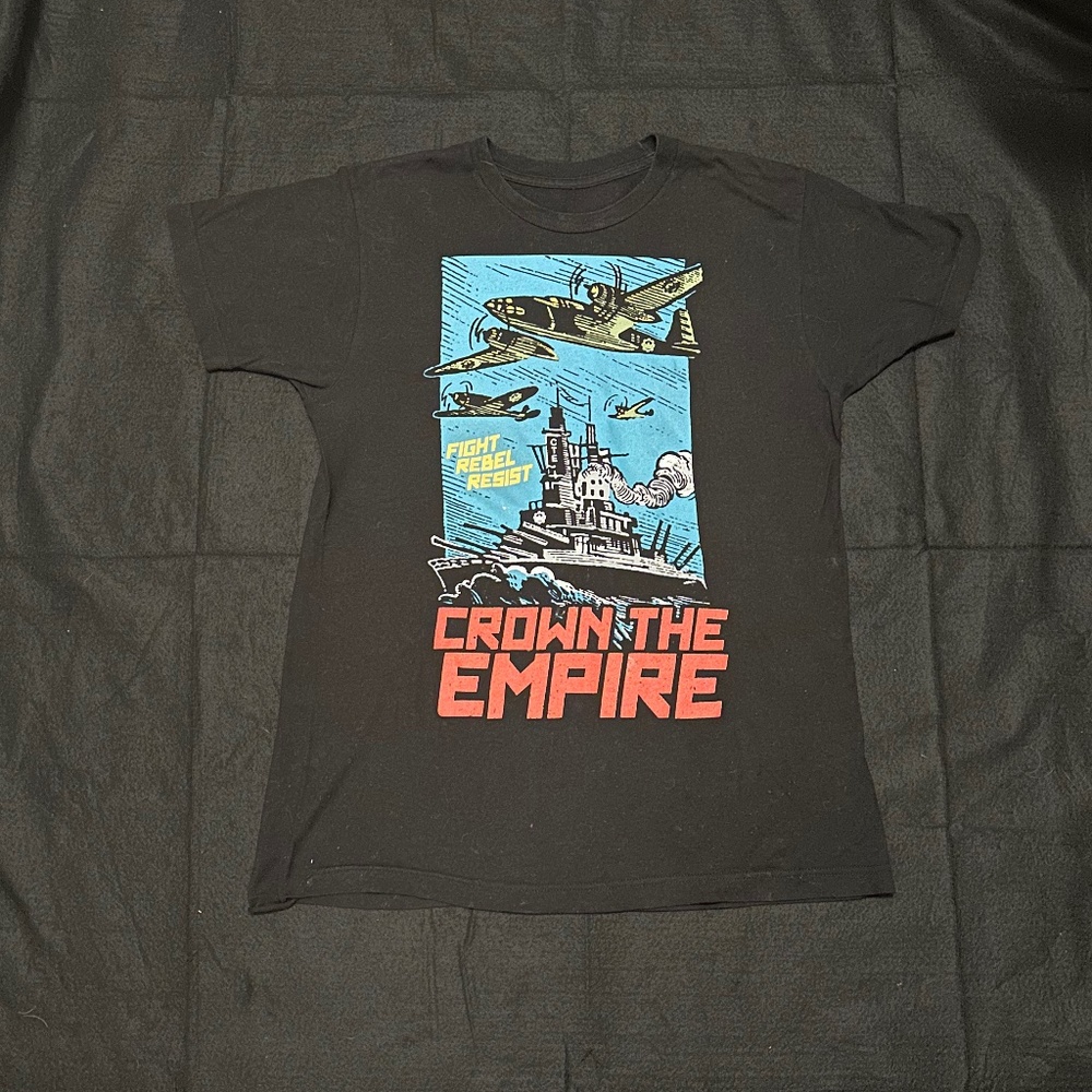 Empire Strikes Back Screen Printed Tee Shirt unisex size small black